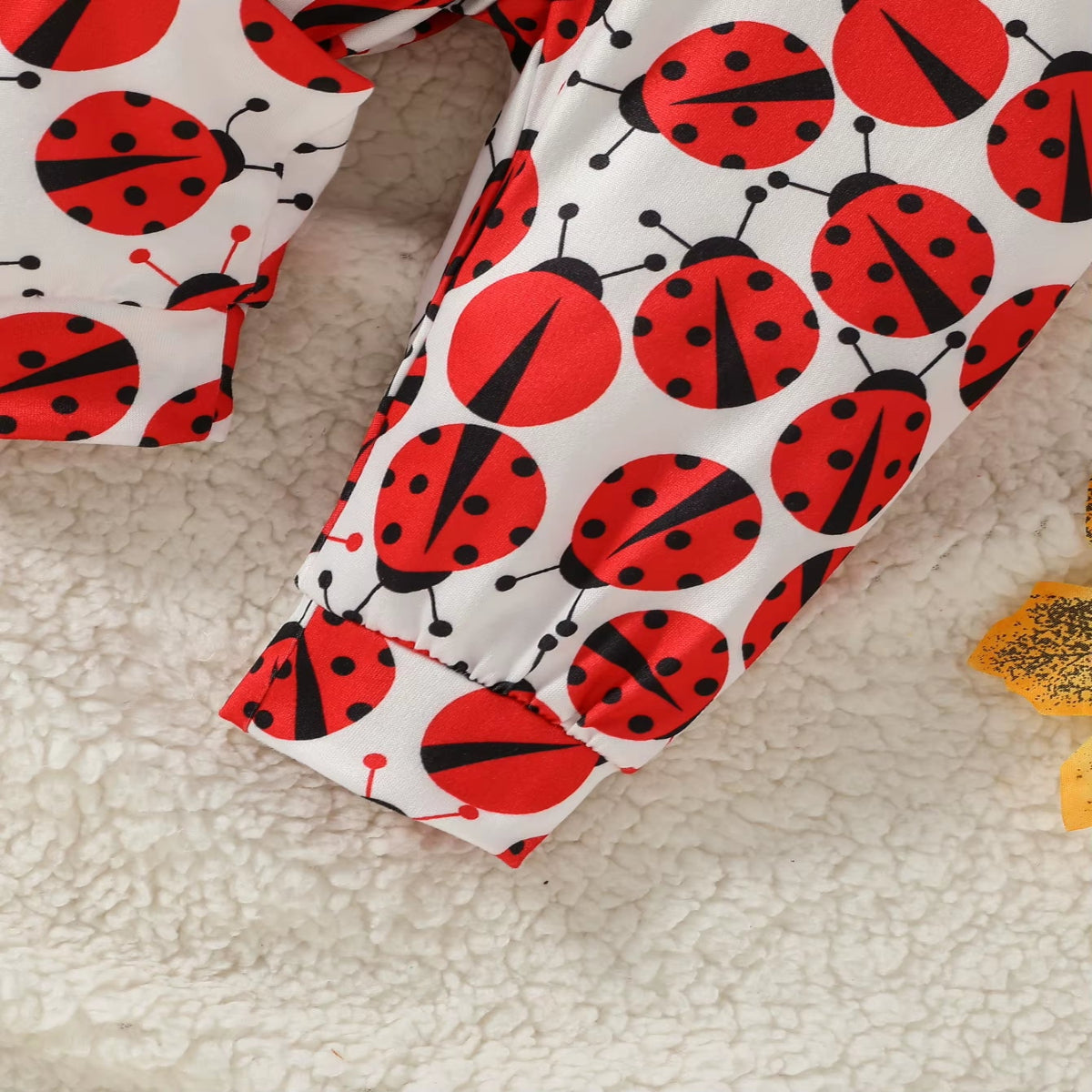 LadyLove – 3-Piece Baby Girl Outfit with Ladybird Bodysuit, Pants & Headband