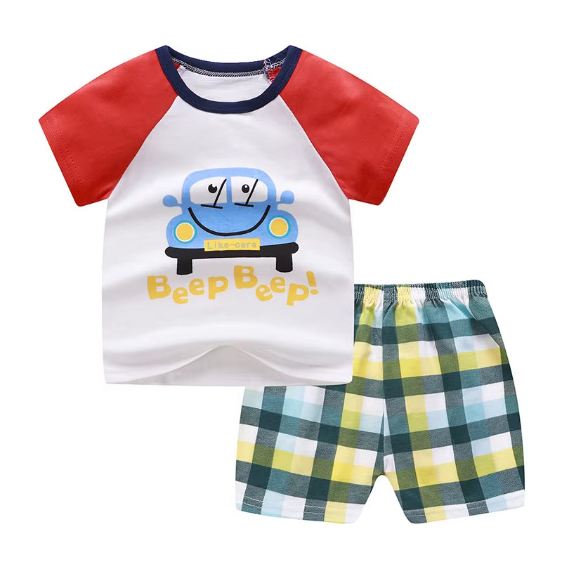 PoohVibes – Cartoon Summer Tracksuit for Little Explorers PoohVibes – Cartoon SummerTracksuit for Little Explorers