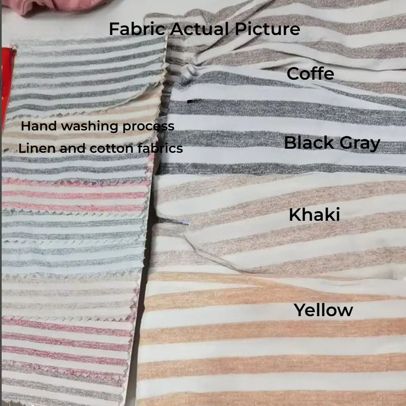 Tiny Trend Vintage Cotton  Stripe Pants – Unisex Casual Trousers with Pockets for Toddlers