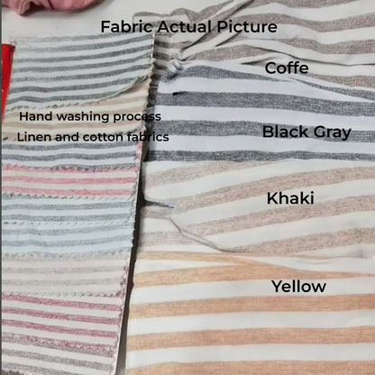 Tiny Trend Vintage Cotton  Stripe Pants – Unisex Casual Trousers with Pockets for Toddlers